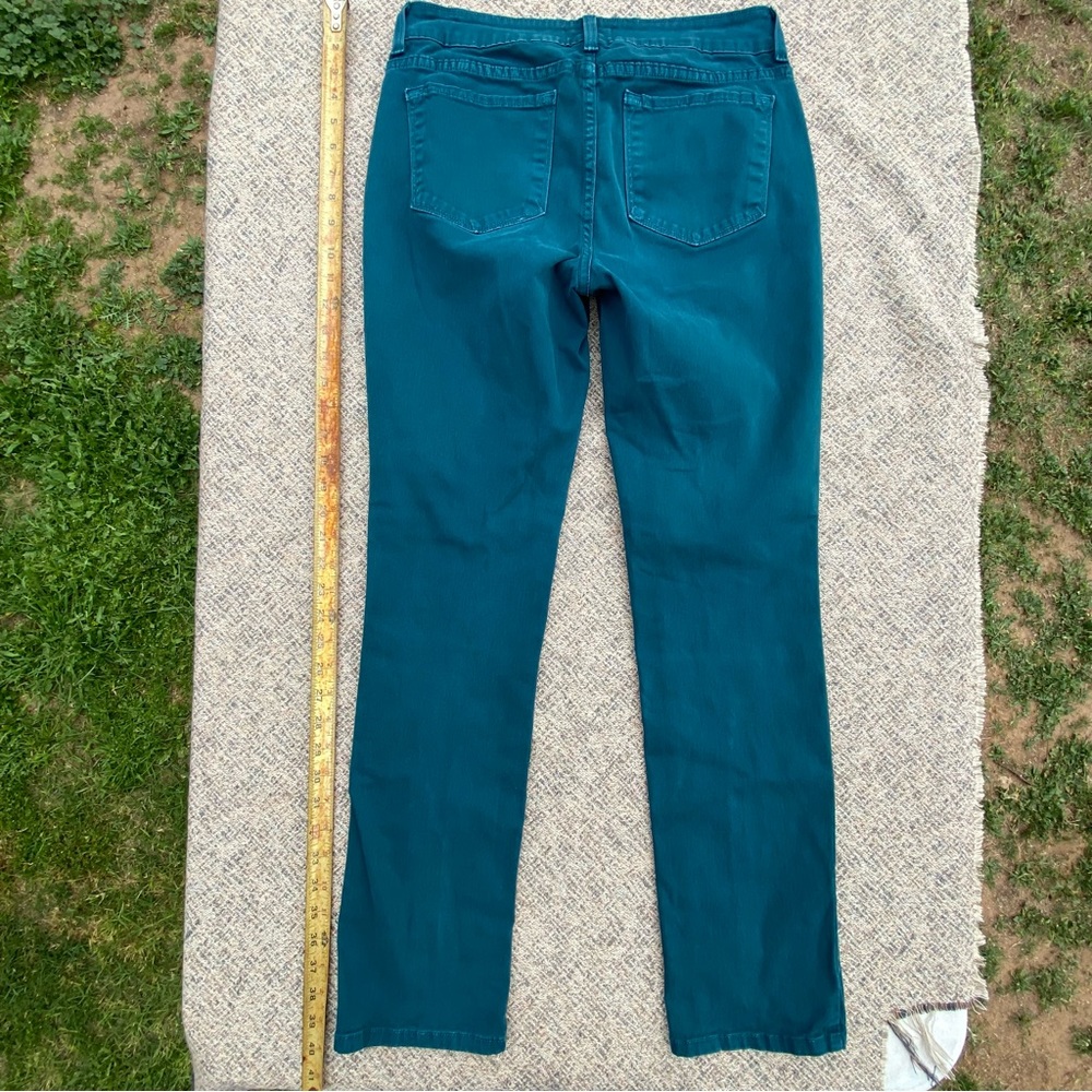 NYDJ Skinny Jeans Dark Turquoise size 2 Lift Tuck Technology - Picture 6 of 12